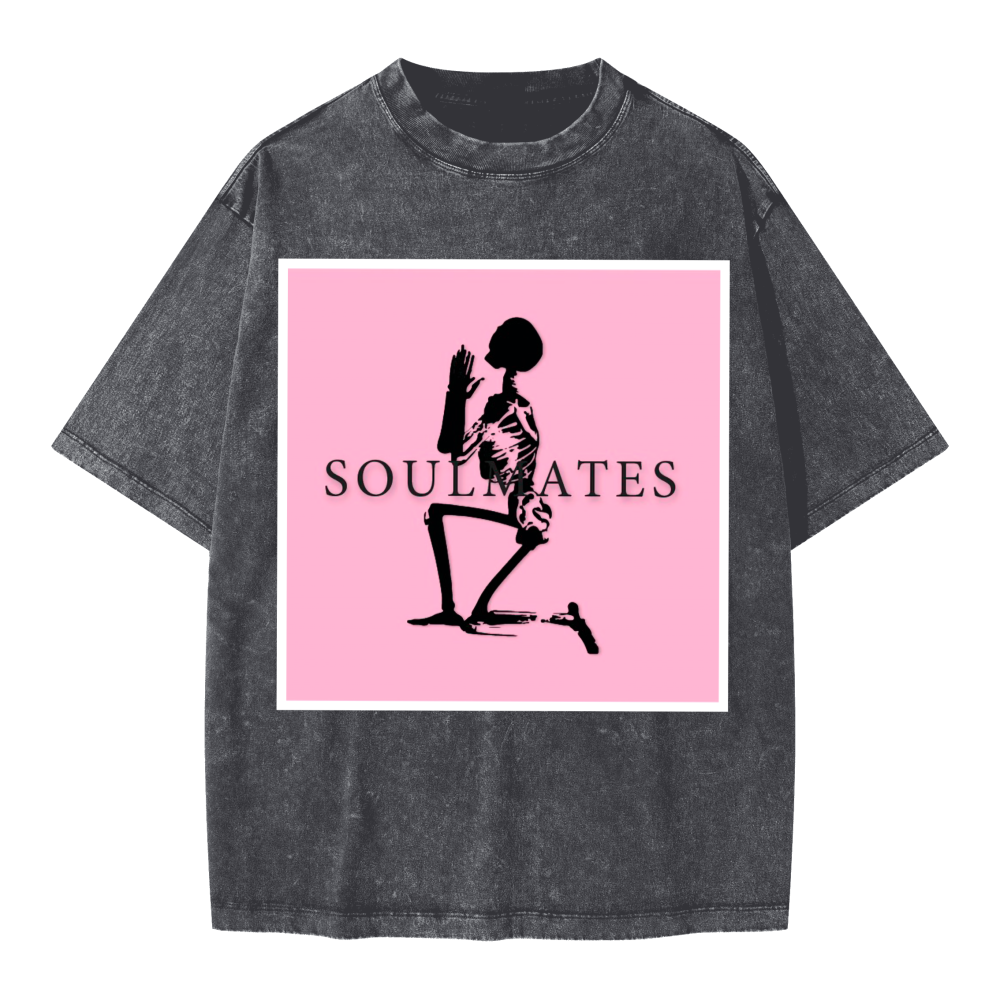 SOULMATES Oversize Washed T-shirt
