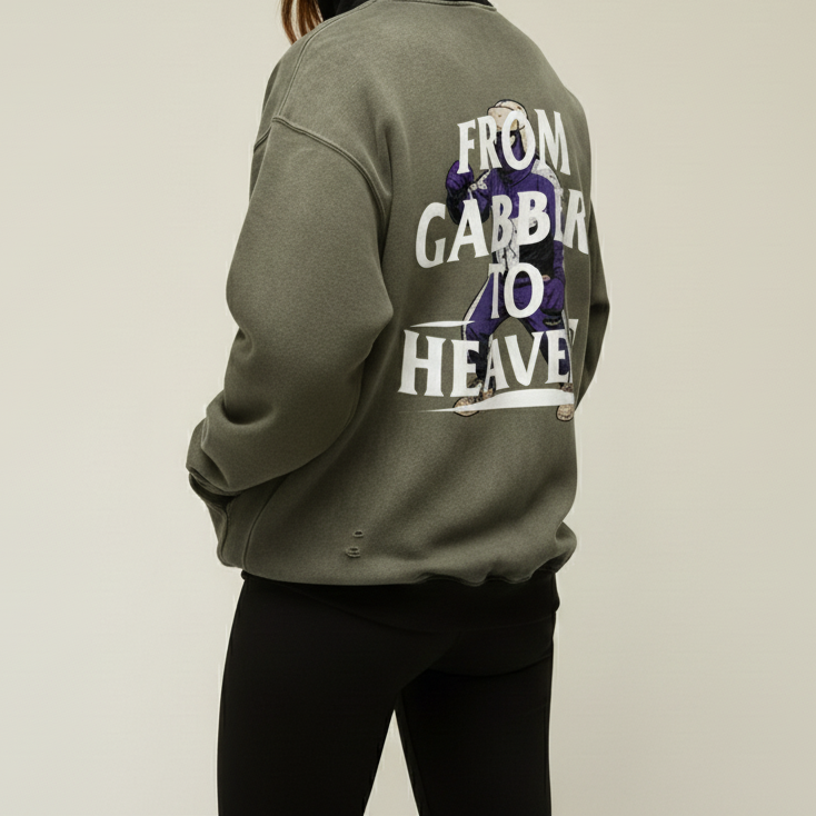 GABBER TO HEAVEN UPCORE V2 Unisex ZIP Sweatshirt
