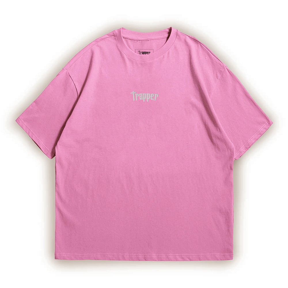 TRAPPER ORGINAL PINK Unisex Embroidered T-Shirt